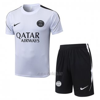 Chandal del Paris Saint-Germain Manga Corta 2026-2027 Blanco - Pantalon Corto