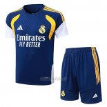 Chandal del Real Madrid Manga Corta 2026-2027 Azul - Pantalon Corto