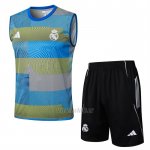 Chandal del Real Madrid Sin Mangas 2025-2026 Azul Verde