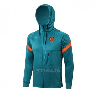 Chaqueta con Capucha del Chelsea 2021-2022 Verde