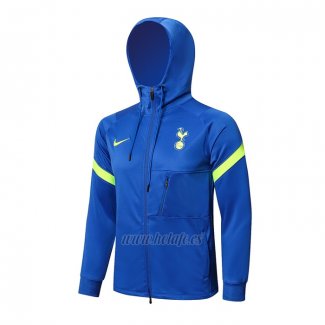 Chaqueta con Capucha del Tottenham Hotspur 2021-2022 Azul