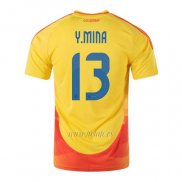 Camiseta Colombia Jugador Y.Mina Primera 2024