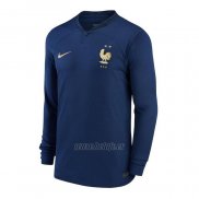 Camiseta Francia Primera Manga Larga 2022