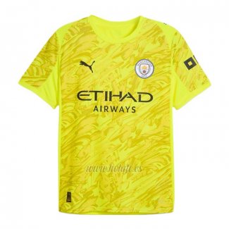 Camiseta Manchester City Portero 2025-2026 Amarillo