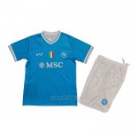 Camiseta Napoli Primera Nino 2025-2026