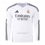 Camiseta Real Madrid Primera Manga Larga 2024-2025