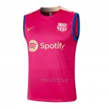 Camiseta de Entrenamiento Barcelona Sin Mangas 2024-2025 Rojo