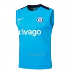 Camiseta de Entrenamiento Chelsea Sin Mangas 2024-2025 Azul