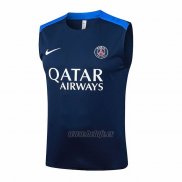 Camiseta de Entrenamiento Paris Saint-Germain Sin Mangas 2025-2026 Azul