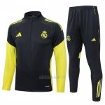 Chandal de Chaqueta del Real Madrid 2025-2026 Gris Amarillo