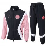 Chandal de Rompevientos del Paris Saint-Germain 2025-2026 Negro Rosa