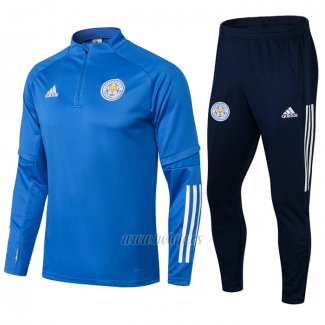 Chandal de Sudadera del Leicester City 2021-2022 Azul