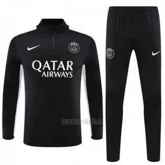 Chandal de Sudadera del Paris Saint-Germain Nino 2023-2024 Negro