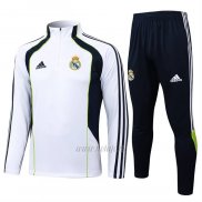 Chandal de Sudadera del Real Madrid Nino 2025-2026 Blanco
