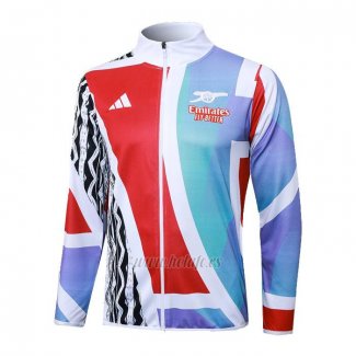Chaqueta del Arsenal 2024-2025 Rojo y Blanco