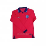 Camiseta Inglaterra Segunda Manga Larga 2022