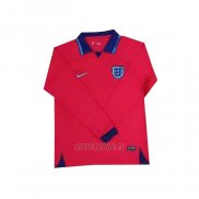 Camiseta Inglaterra Segunda Manga Larga 2022