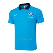 Camiseta Polo del Chelsea 2024-2025 Azul