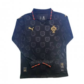 Camiseta Portugal Special Manga Larga 2025 Negro