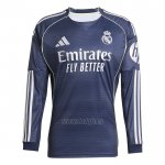 Camiseta Real Madrid Segunda Manga Larga 2025-2026