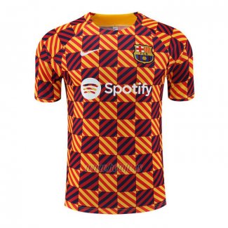 Camiseta de Entrenamiento Barcelona 2023-2024 Amarillo