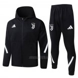 Chandal con Capucha del Juventus 2025-2026 Negro
