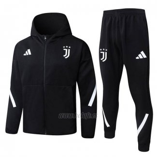 Chandal con Capucha del Juventus 2025-2026 Negro