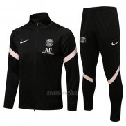 Chandal de Chaqueta del Paris Saint-Germain 2021-2022 Negro