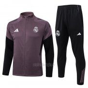 Chandal de Chaqueta del Real Madrid Nino 2026-2027 Purpura