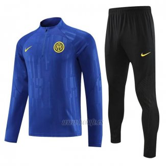 Chandal de Sudadera del Inter Milan 2023-2024 Azul