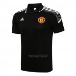 Polo Manchester United UCL 2021-2022 Negro