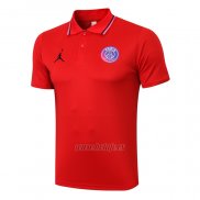 Polo Paris Saint-Germain Jordan 2021-2022 Rojo