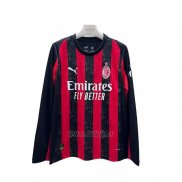 Camiseta AC Milan Primera Manga Larga 2025-2026