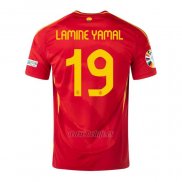 Camiseta Espana Jugador Lamine Yamal Primera 2024