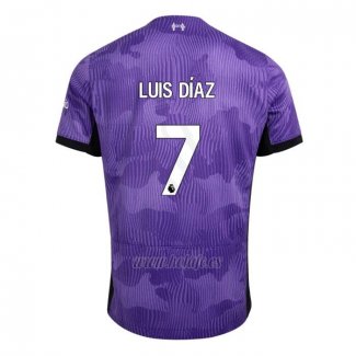 Camiseta Liverpool Jugador Luis Diaz Tercera 2023-2024