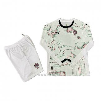 Camiseta Portugal Segunda Manga Larga Nino 2025