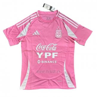 Camiseta Pre Partido del Argentina 2025 Rosa