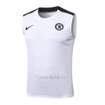 Camiseta de Entrenamiento Chelsea Sin Mangas 2025-2026 Blanco