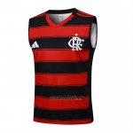 Camiseta de Entrenamiento Flamengo Sin Mangas 2025-2026 Negro Rojo
