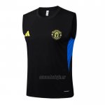 Camiseta de Entrenamiento Manchester United Sin Mangas 2025-2026 Negro