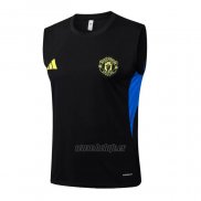 Camiseta de Entrenamiento Manchester United Sin Mangas 2025-2026 Negro