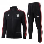 Chandal de Chaqueta del Manchester United Nino 2026-2027 Negro