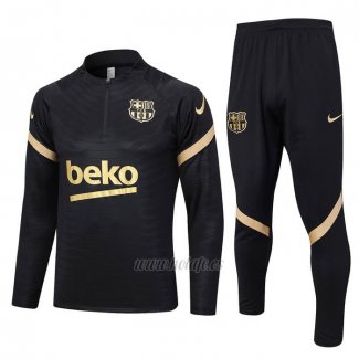 Chandal de Sudadera del Barcelona 2023-2024 Negro