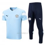 Chandal del Manchester City Manga Corta 2022-2023 Azul