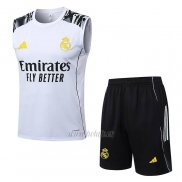 Chandal del Real Madrid Sin Mangas 2025-2026 Blanco