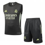 Chandal del Real Madrid Sin Mangas 2025-2026 Gris Verde