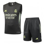 Chandal del Real Madrid Sin Mangas 2025-2026 Gris Verde