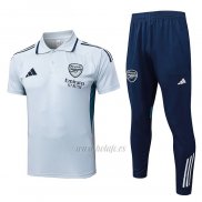 Conjunto Polo del Arsenal 2025-2026 Gris