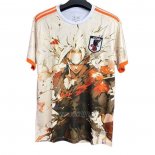 Tailandia Camiseta Japon Samurai 2025-2026 Blanco Naranja