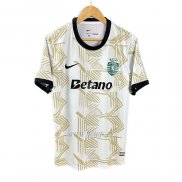 Tailandia Camiseta Sporting Special 2025-2026 Blanco Amarillo